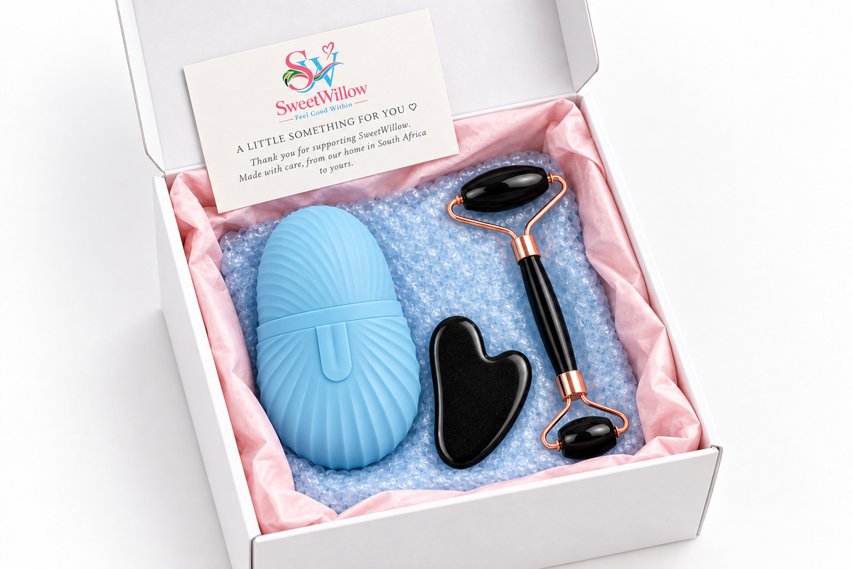 Blue Ice Roller Set - Closed Lid Unboxing